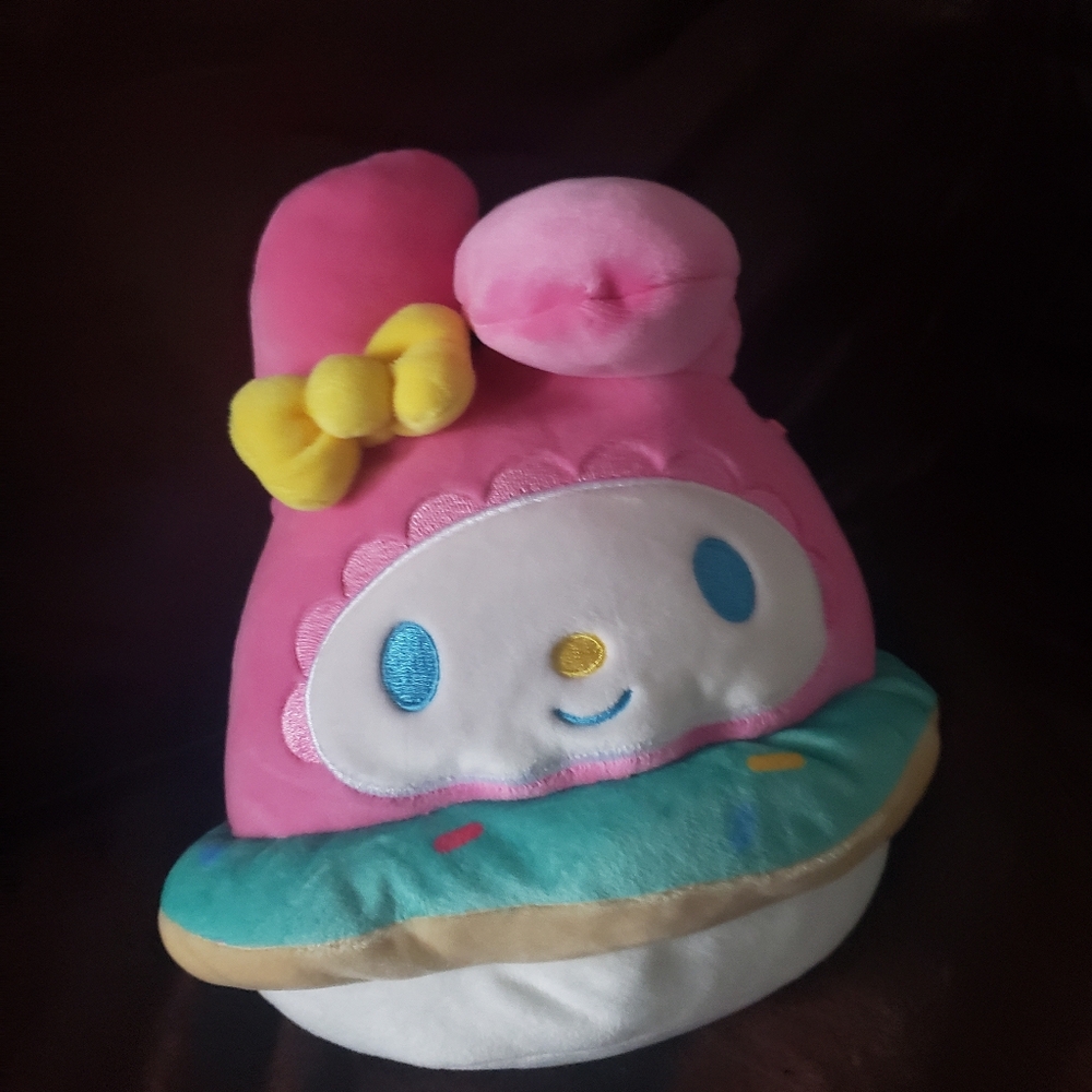 NEW, Squishmallow MY MELODY Hello Kitty Sanrio 6.5 inch Kellytoy Squishmallows